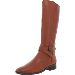 Naturalizer Womens Rena Brown Leather Narrow Calf Knee-High Boots Shoes NWOB