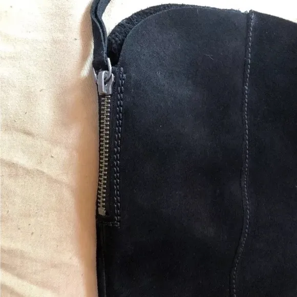 Naughty Monkey Stride Black Suede Boots Size 8