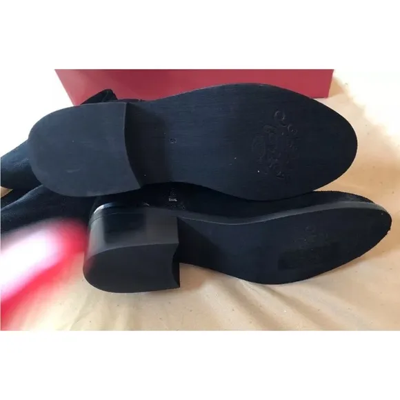 Naughty Monkey Stride Black Suede Boots Size 8