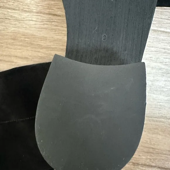 Naughty Monkey Stride Black Suede Boots Size 8