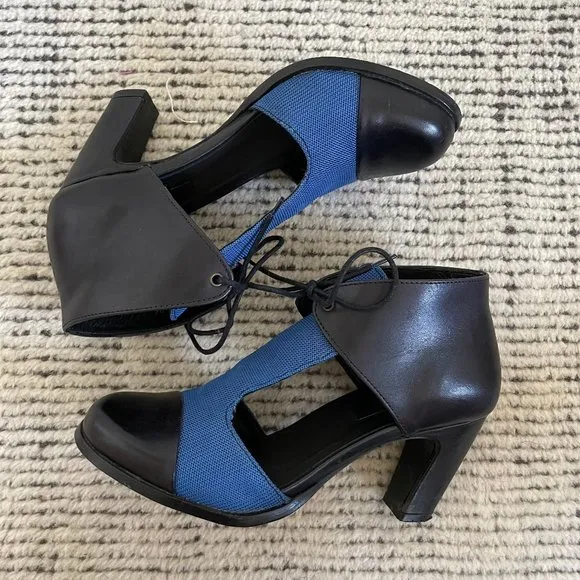 Neosens Mary Janes Leather Black Blue Size EU 36