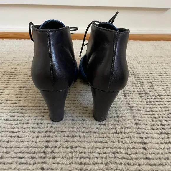 Neosens Mary Janes Leather Black Blue Size EU 36