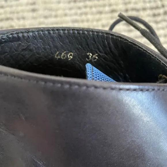 Neosens Mary Janes Leather Black Blue Size EU 36