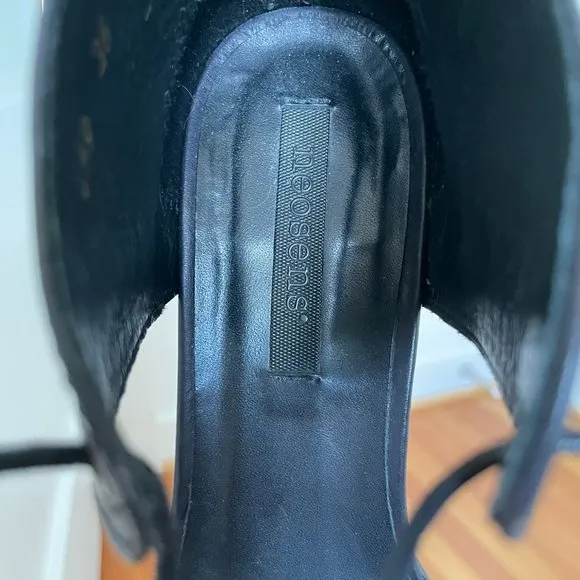 Neosens Mary Janes Leather Black Blue Size EU 36