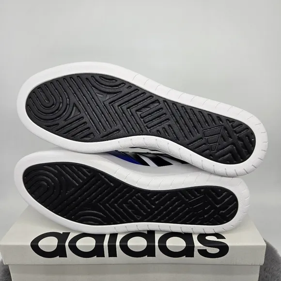 New adidas Court 24 'White Black Semi Lucid Blue' Men's Shoes Size 12.5