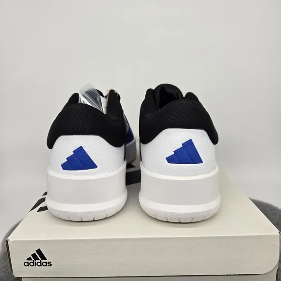 New adidas Court 24 'White Black Semi Lucid Blue' Men's Shoes Size 12.5