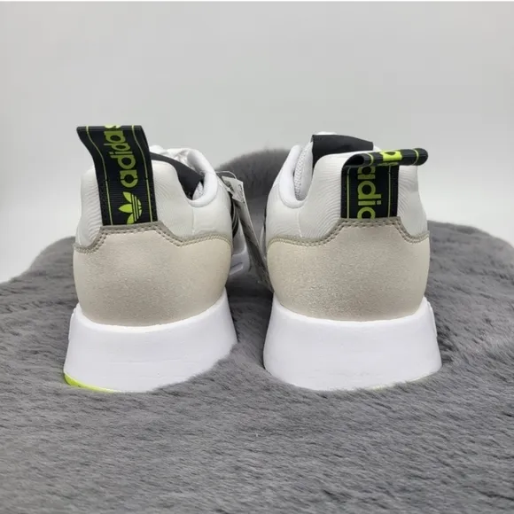 New Adidas Multix White Black Solar Yellow Men's Running Shoes Size 11.5