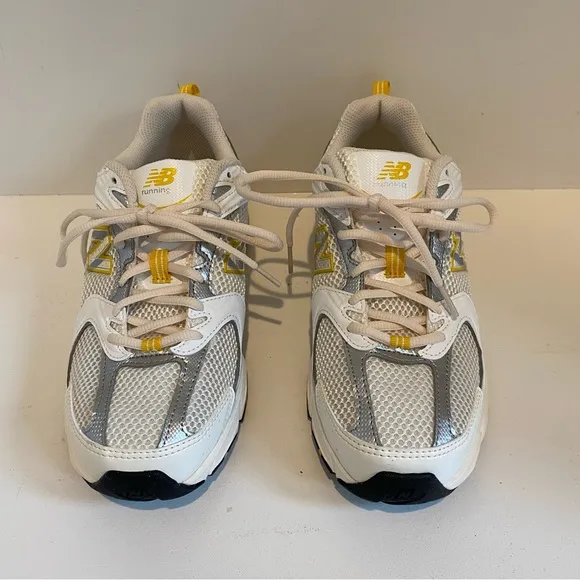 New Balance 530 Dad Sneakers Shoes White Sea Salt Yellow | Men’s 7 / Women’s 8.5