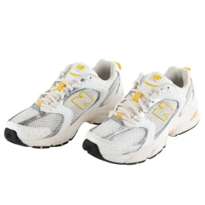 New Balance 530 Dad Sneakers Shoes White Sea Salt Yellow | Men’s 7 / Women’s 8.5