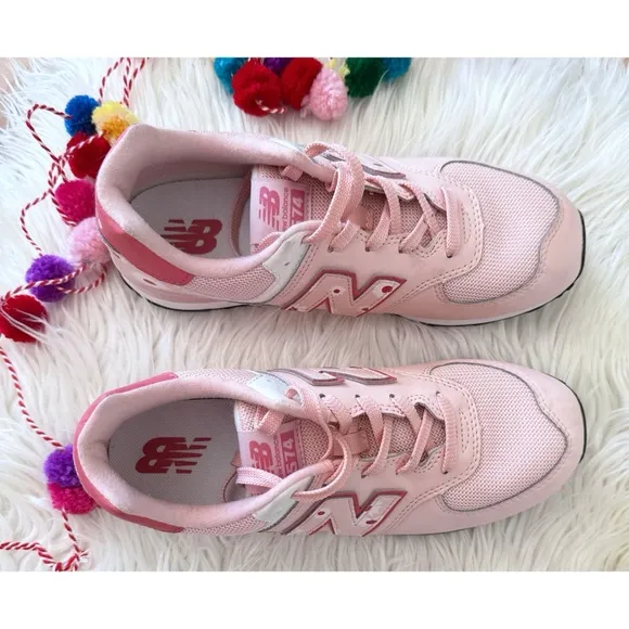 New Balance 574 Floral Big Kids Size 6 Daisy Flower Pink Haze Sneakers Shoes