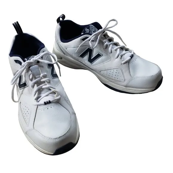 New Balance 623 White Leather Sneakers Men's 15 EEEE Style # MX623WN3