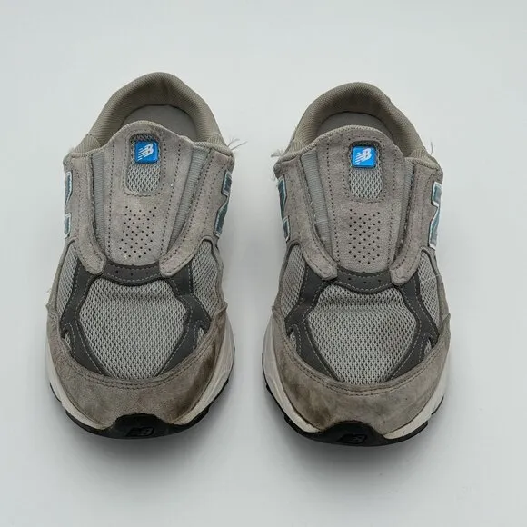 New Balance 990v3 Heritage Slip On Mules Grey Shoes RARE W990SG3 USA Size 8.5