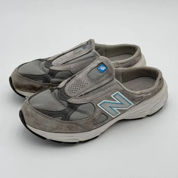 New Balance 990v3 Heritage Slip On Mules Grey Shoes RARE W990SG3 USA Size 8.5