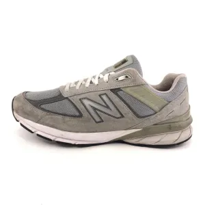 New Balance 990v5 USA Gray Leather Running Shoes 13 D
