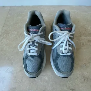 New Balance Gray and White Athletic Shoes for Running