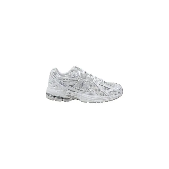 New Balance Leather Lace-Up Rubber Sole Sneakers Women White