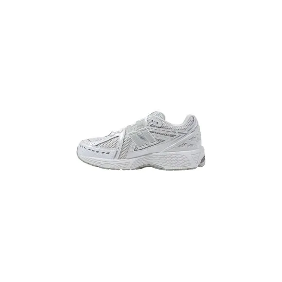 New Balance Leather Lace-Up Rubber Sole Sneakers Women White