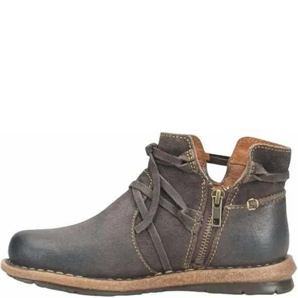 NEW BORN women's tarkiln ankle boots in dark grey concrete