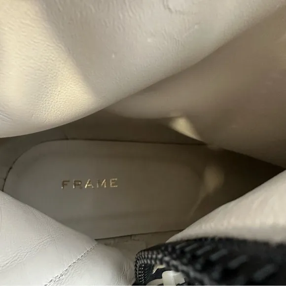 NEW‎ Frame le Maddox ankle cream boots euro 37 or 7 reg $498