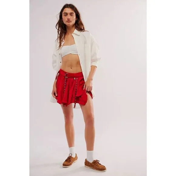 New Free People Rue Mini Skirt Size Large