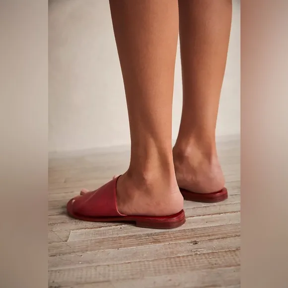 NEW Free People Vicente Slide Sandal Flame