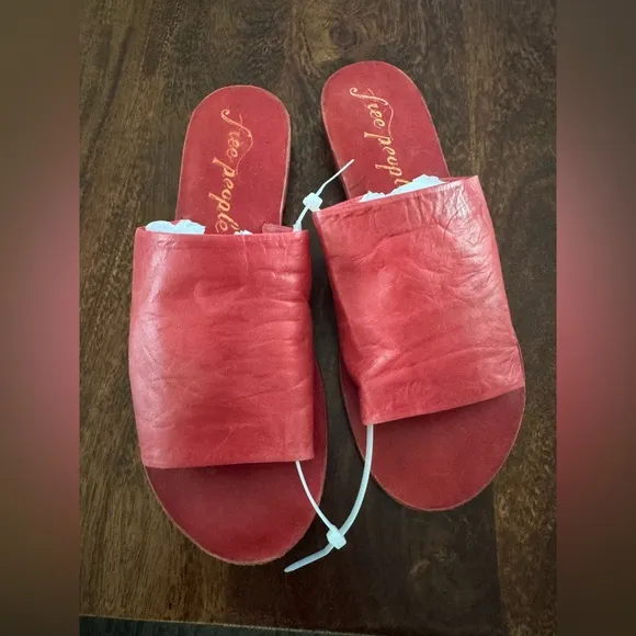 NEW Free People Vicente Slide Sandal Flame