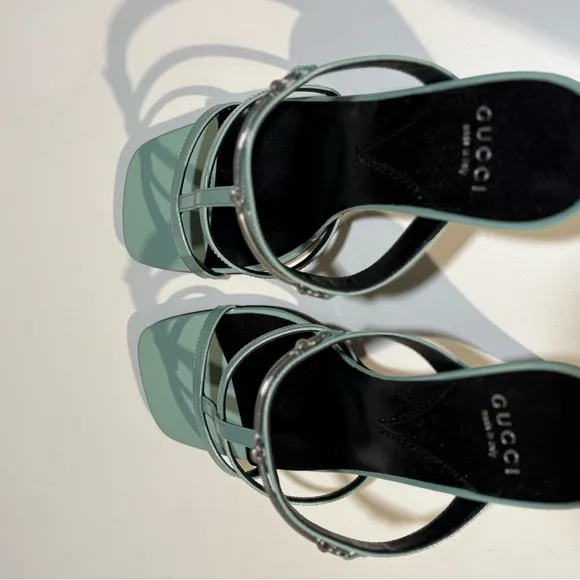 New Gucci Women's Slim Horsebit Slide Sandals | Size: 39 Brand New $920