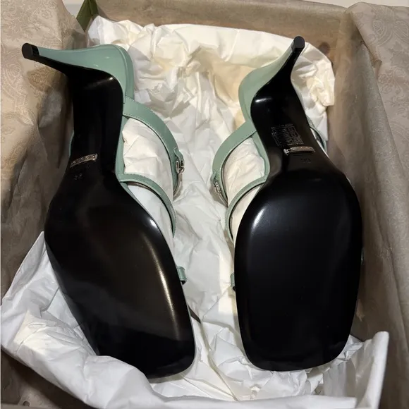 New Gucci Women's Slim Horsebit Slide Sandals | Size: 39 Brand New $920