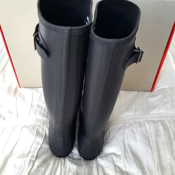 New, In Box, Hunter Women's Original Tall Black Rain Boots