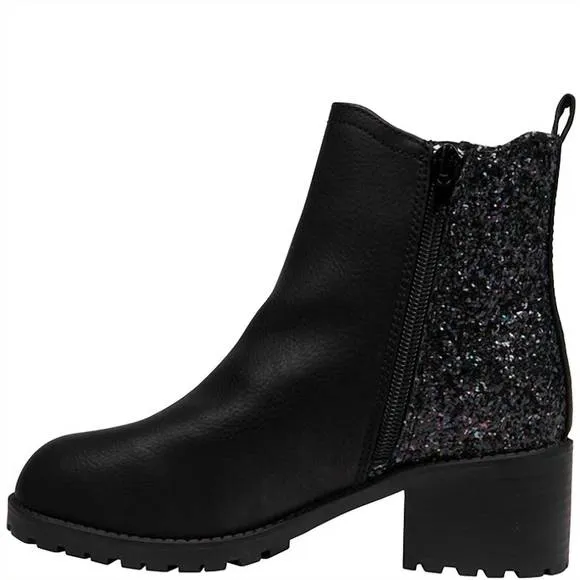 NEW MIA girl's mia little pratt boots in black