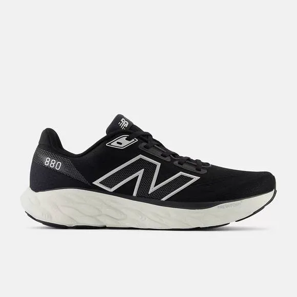 NEW NEW BALANCE men's fresh foam 880v14 running shoes in black/white