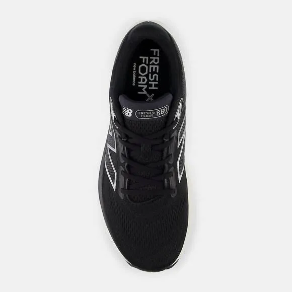 NEW NEW BALANCE men's fresh foam 880v14 running shoes in black/white