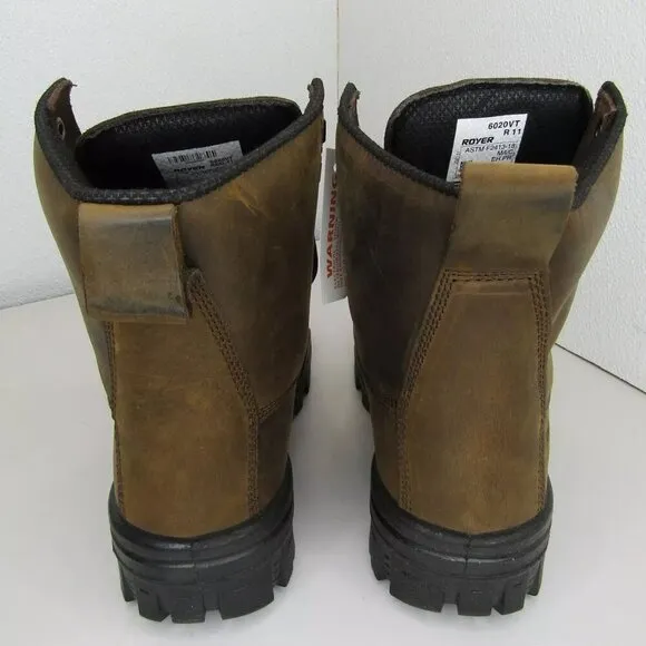 NEW ROYER 8&quot; Ventura Thinsulate Work Boots Waterproof Composite Toe Cap Size 11