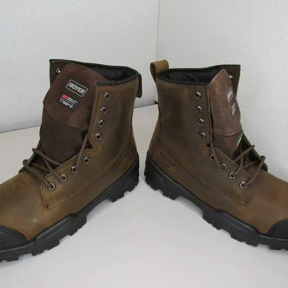 NEW ROYER 8&quot; Ventura Thinsulate Work Boots Waterproof Composite Toe Cap Size 11