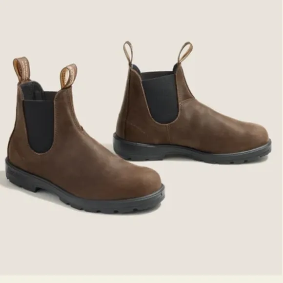 New Size 10 Blundstone Chelsea Boots Style #1609 Antique Brown