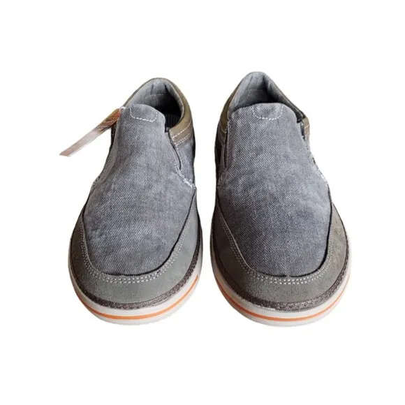 New Skechers Men's Expected Avillo Relaxed-Fit Khaki Slip-On 64109/Gray Size 9.5