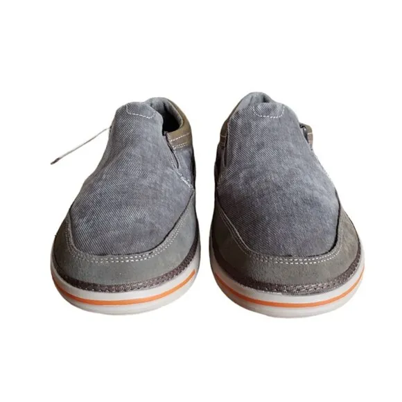 New Skechers Men's Expected Avillo Relaxed-Fit Khaki Slip-On 64109/Gray Size 9.5