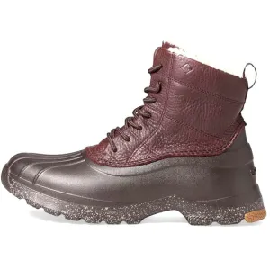 NEW Sperry Duck Boots Men’s 12 Duck Float Lined Leather Lace-up Brown/ Burgundy