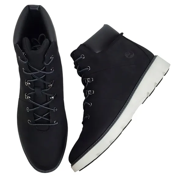 New Timberland Keeley field nubuck lace mid hiking boots black classic outdoor