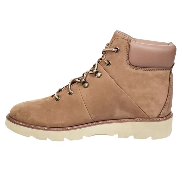 New Timberland womens Keeley field nubuck lace up mid hiking boots taupe outdoor