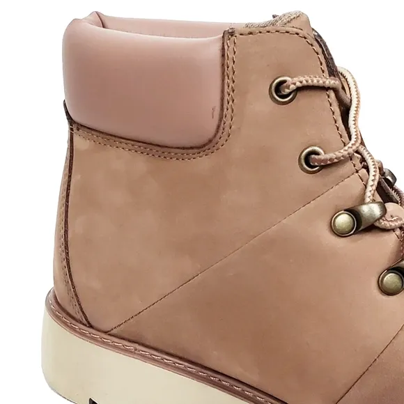 New Timberland womens Keeley field nubuck lace up mid hiking boots taupe outdoor