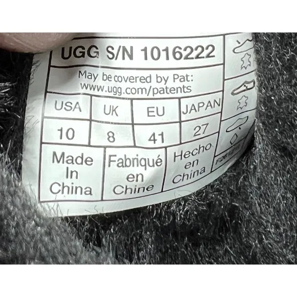 NEW UGG Classic Mini II Black Short Boot Size 10