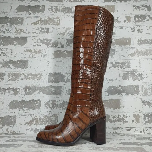 NEW Vince Camuto x Fashion Pearlanie Jackson Tall Shaft Leather Boots B197