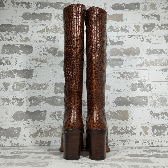 NEW Vince Camuto x Fashion Pearlanie Jackson Tall Shaft Leather Boots B197