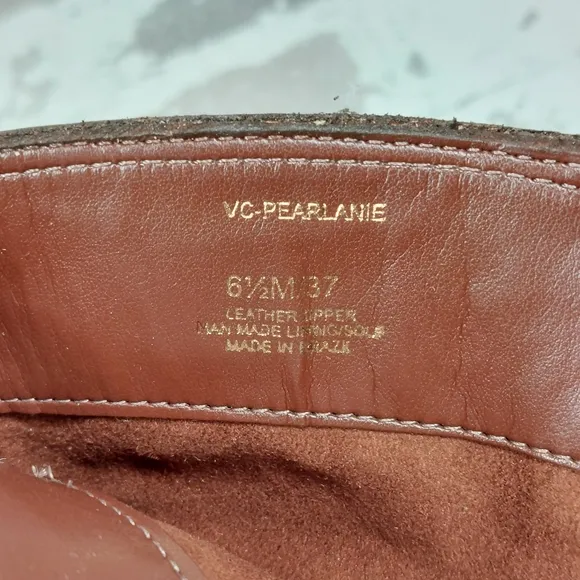NEW Vince Camuto x Fashion Pearlanie Jackson Tall Shaft Leather Boots B197