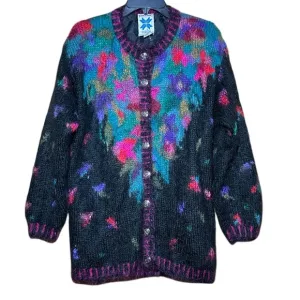 NEW VTG 90's Icelandic Design Oversized Mohair Wool Lined Sweater Size Medium