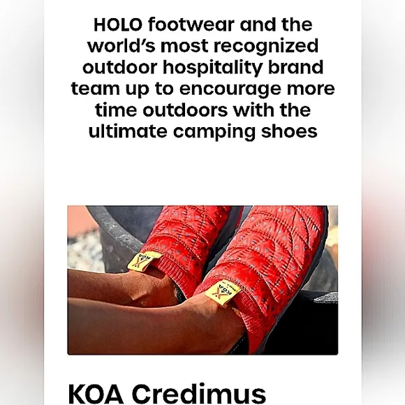 New w/o Box HOLO Footwear HOLO X KOA Men's Credimus Camping Shoes Size 11