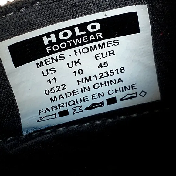 New w/o Box HOLO Footwear HOLO X KOA Men's Credimus Camping Shoes Size 11