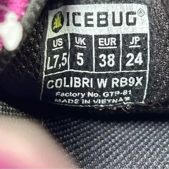 NEW IceBug Colibri RBX9 Purple Sneaker Trail Running Hiking Shoes Women Size 7.5