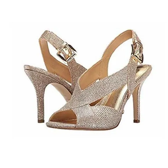 🌟NEW🌟 Michael Kors Glitter Becky Sandals